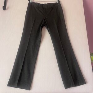 Banana Republic Jackson Fit Charcoal Grey Stretch Straight Leg Dress Pants 12